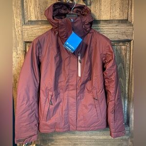 Burgundy Columbia omnitech sz XS woman’s coat